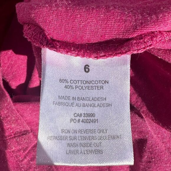 Trolls Poppy Girls Short Sleeve Graphic Tee Shirt Size 6 - Picture 3 of 4